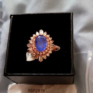 Size 6 Ring Blue Quatz